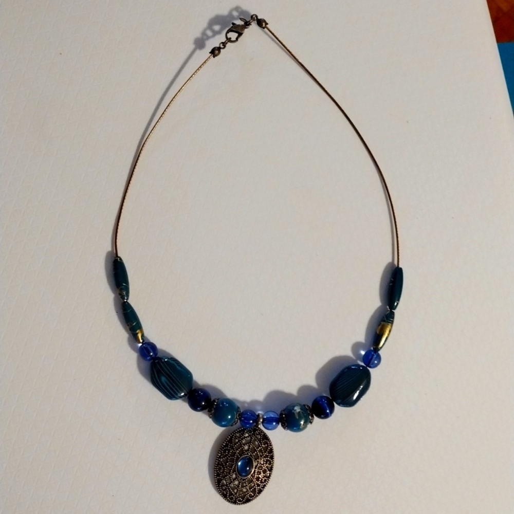 Shades of Blue Necklace